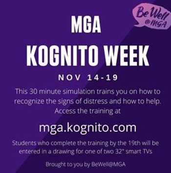 Kognito Week flyer